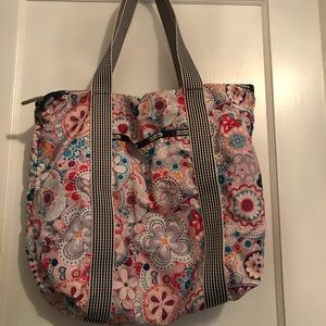 LeSportsac weekender duffel bag and tote